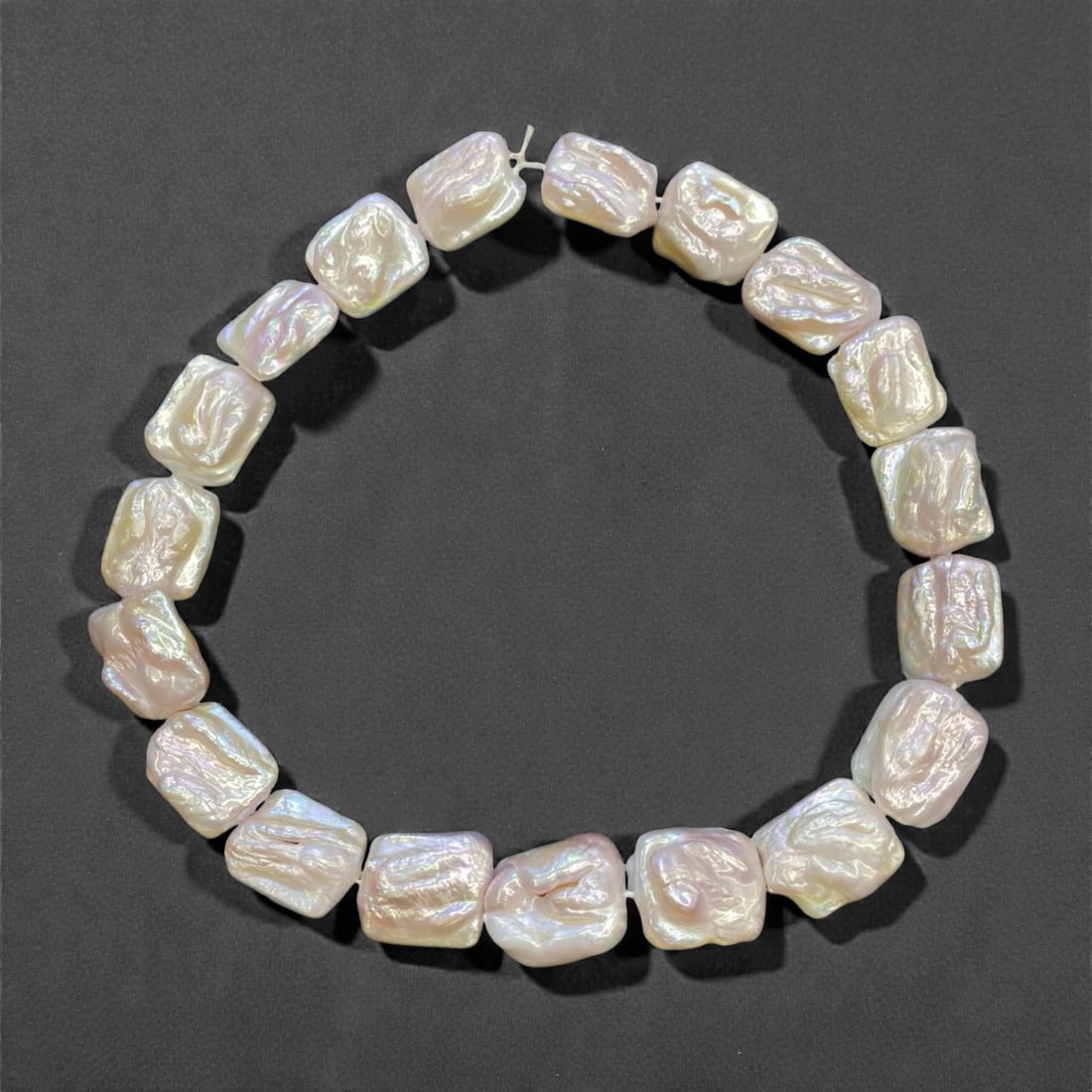 A Natural Keshi Pearl Necklace Strand, 20th Century, 93g, 38AA (1 of 1)