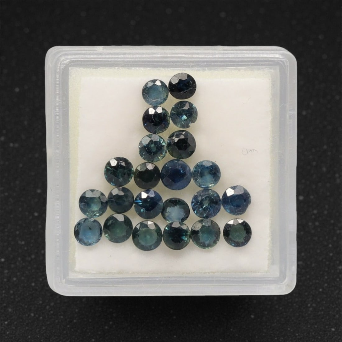 4.24 Carats Parti-Colored Sapphire Parcel - Natural Australian Stones, 51DB: This curated parcel of parti sapphires captivates with a dynamic interplay of deep blue, teal, and rich green hues, each stone exhibiting the distinctive color zoning that makes Australian sapphires h