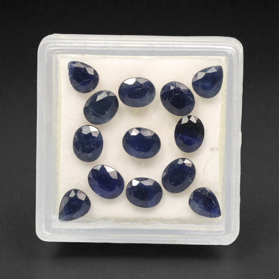 6.03 Carats Multitone Blue Sapphire Parcel - Natural Australian Stones, 37DB: This curated parcel of Australian sapphires dazzles with a captivating spectrum of blue tones, ranging from deep midnight and rich royal blue to vivid teal and cool aqua undertones. Each stone is prec