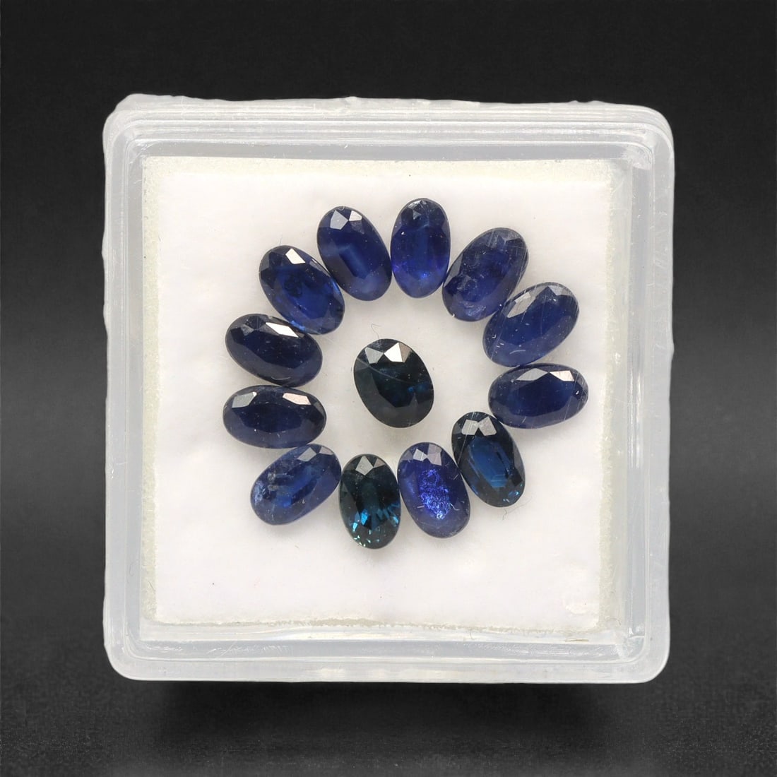 3.98 Carats Multitone Blue Sapphire Parcel - Natural Australian Stones, 8DB: This curated parcel of Australian sapphires dazzles with a captivating spectrum of blue tones, ranging from deep midnight and rich royal blue to vivid teal and cool aqua undertones. Each stone is prec