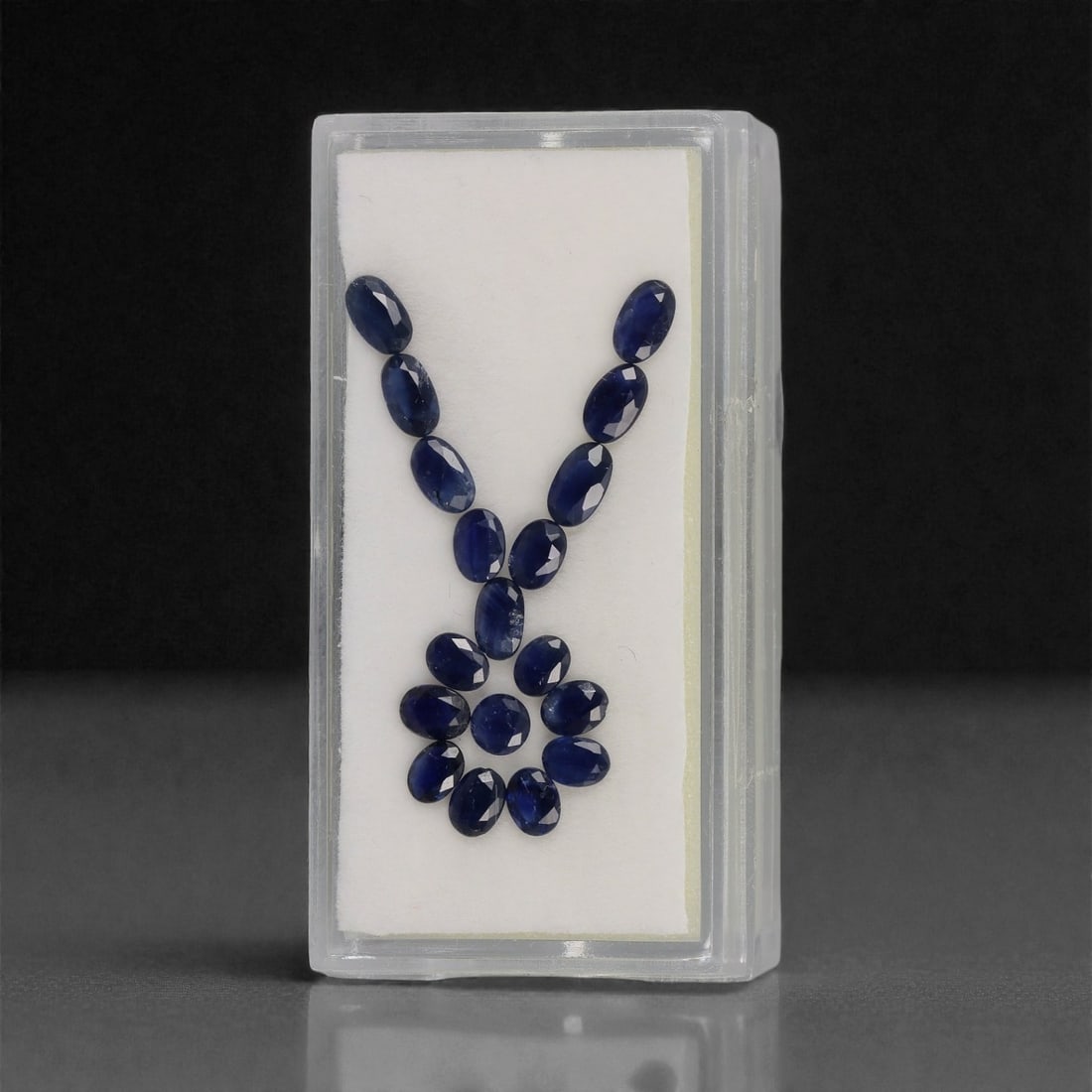 3.82 Carats Deep Blue Sapphire Parcel - Natural Australian Stones, 97DA: This curated 3.82 carat parcel of Australian sapphires captivates with a rich spectrum of deep, velvety blues, ranging from intense midnight tones to softer, slightly lighter blue undertones. Each sto