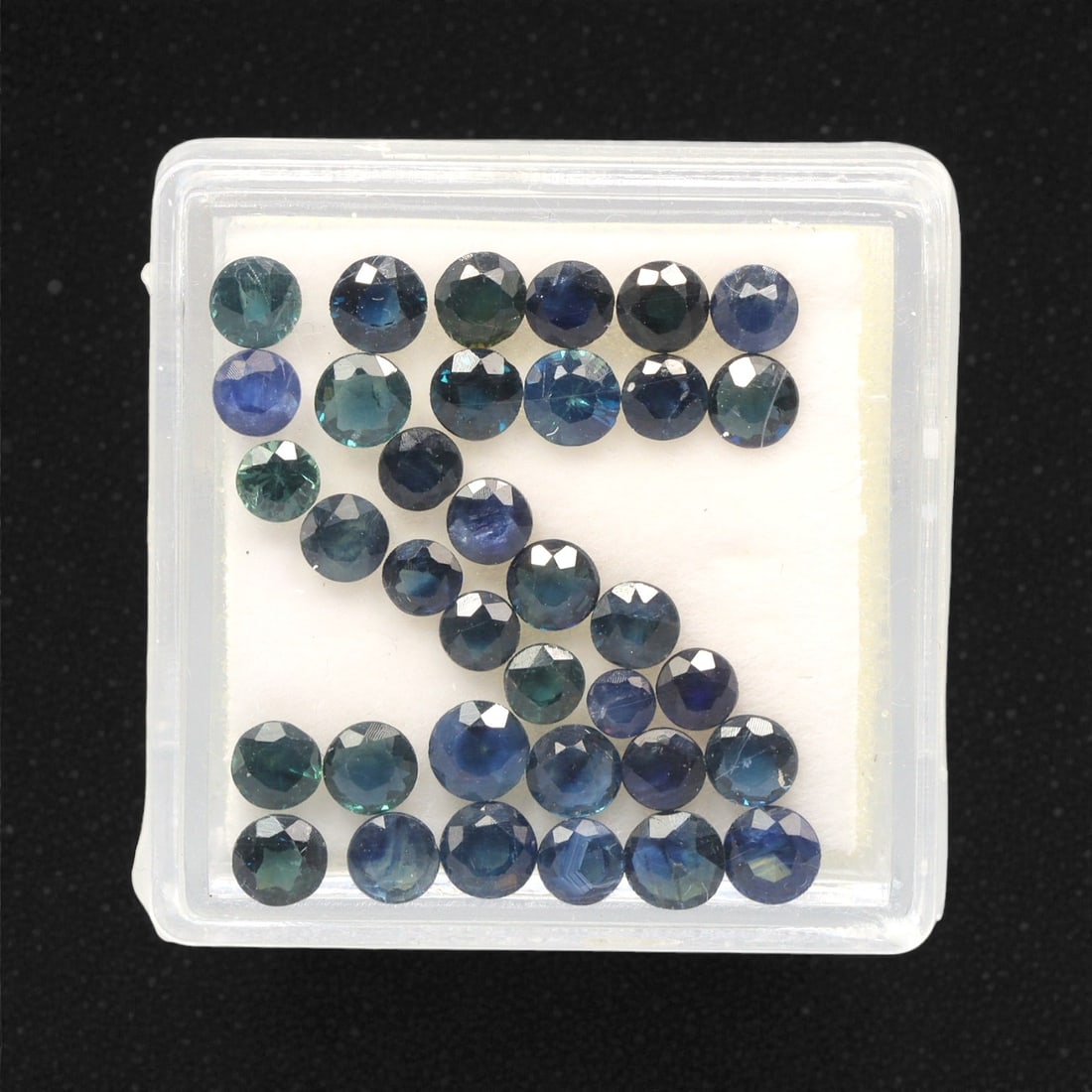 5.68 Carats Multitone Blue Sapphire Parcel - Natural Australian Stones, 31DB: This curated parcel of Australian sapphires dazzles with a captivating spectrum of blue tones, ranging from deep midnight and rich royal blue to vivid teal and cool aqua undertones. Each stone is prec