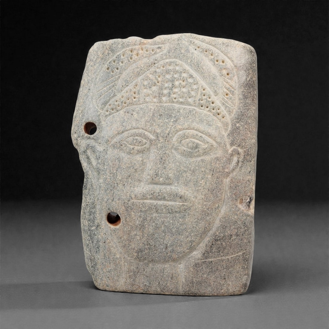 A Sino-Siberian Stone Relief Plaque, 1st Millennium BCE, 90FM (1 of 2)