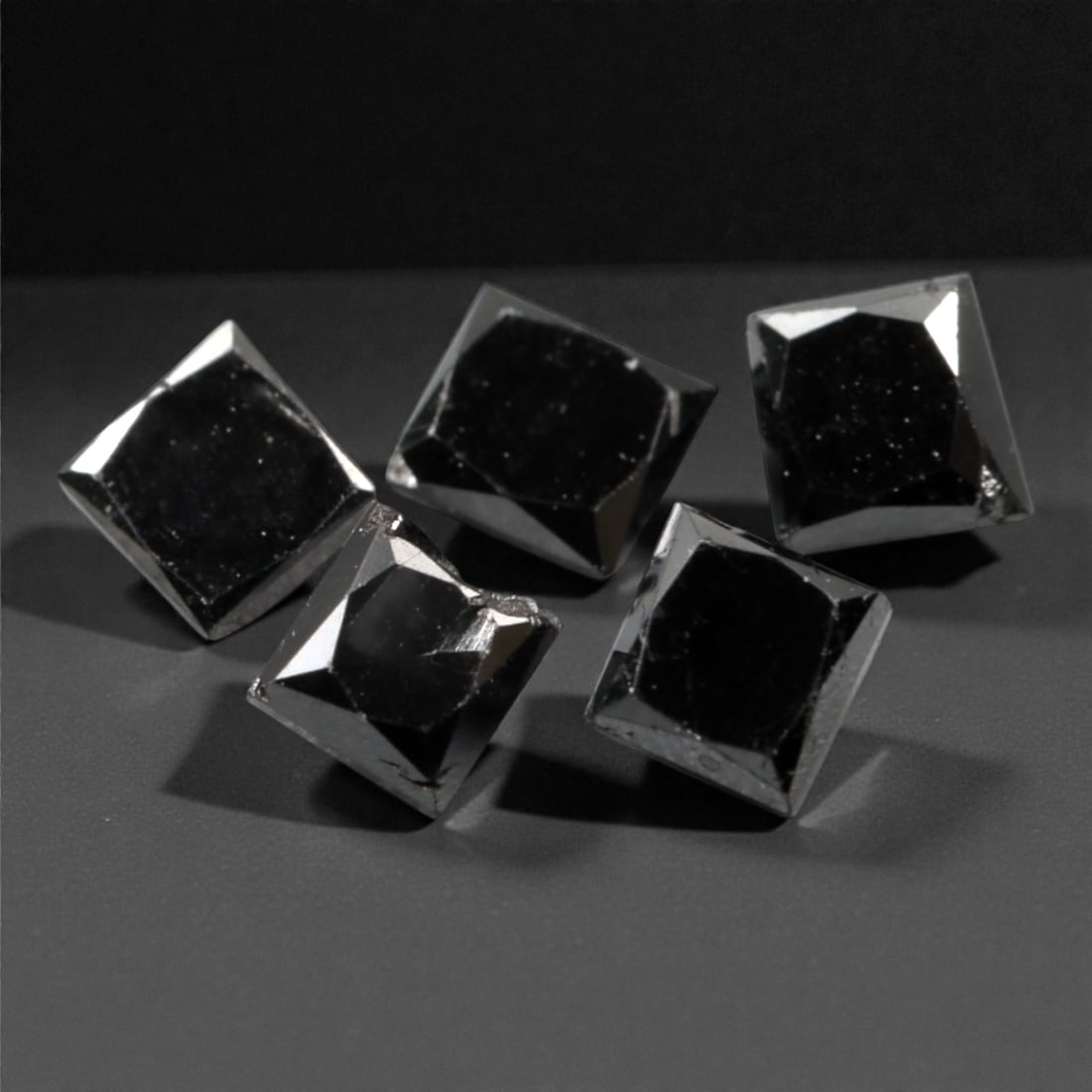 0.94 Carats Black Diamond Parcel - Princess Cut, 224A (1 of 1)