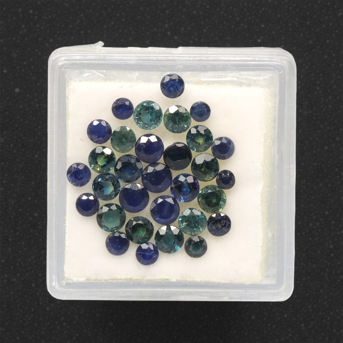 4.62 Carats Multitone Blue Sapphire Parcel - Natural Australian Stones, 34DB: This curated parcel of Australian sapphires dazzles with a captivating spectrum of blue tones, ranging from deep midnight and rich royal blue to vivid teal and cool aqua undertones. Each stone is prec