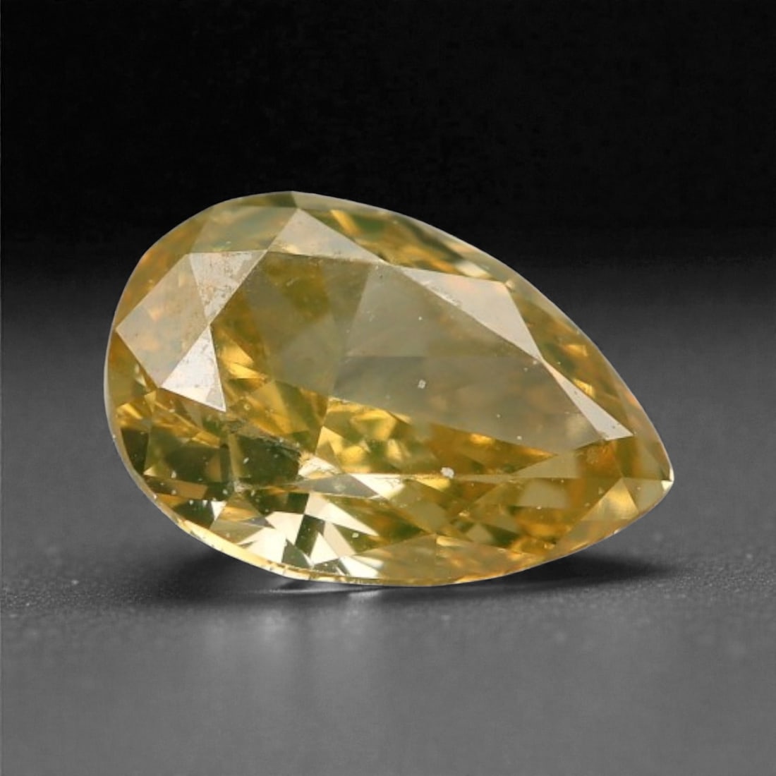 0.24 Carats Fancy Color Diamond - Natural African Stone, 4.7x3.2mm, 14A: Africa is renowned as a premier source for natural fancy colored diamonds, celebrated for producing stones with rich, earthy saturation and exceptional light performance. This fancy diamond exemplifie