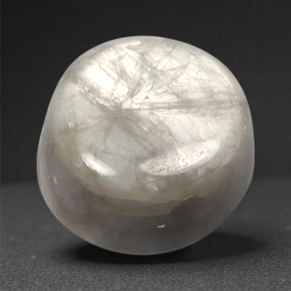 3.72 Carats Pale Grey Trapiche Sapphire Cabochon - Natural Burmese Stone, 365A (1 of 1)