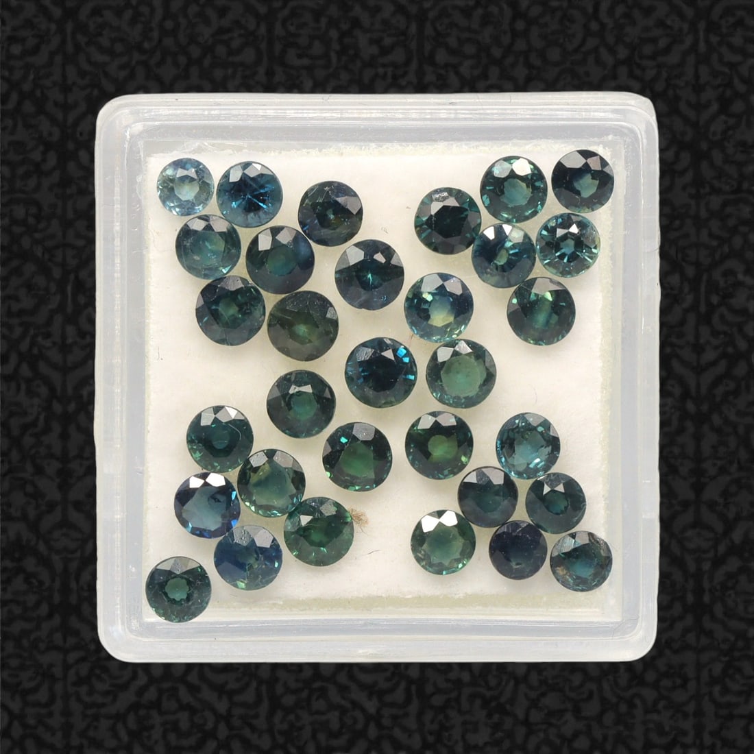 6.32 Carats Multitone Blue Sapphire Parcel - Natural Australian Stones, 32DB: This curated parcel of Australian sapphires dazzles with a captivating spectrum of blue tones, ranging from deep midnight and rich royal blue to vivid teal and cool aqua undertones. Each stone is prec
