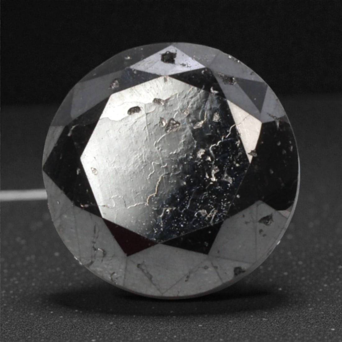 1.04 Carats Black Diamond - Round Brilliant Cut, 291A (1 of 1)