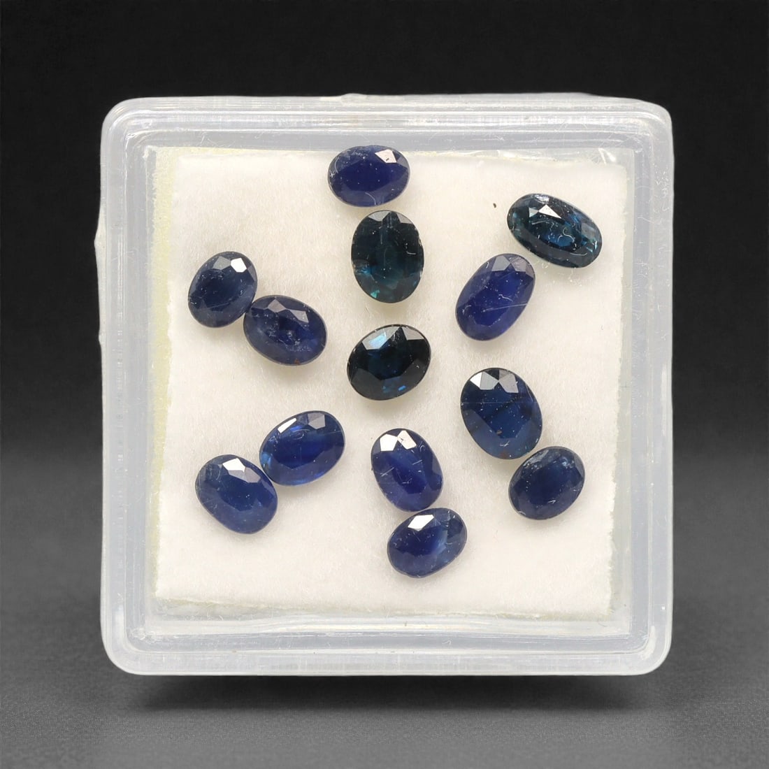 3.71 Carats Multitone Blue Sapphire Parcel - Natural Australian Stones, 9DB: This curated parcel of Australian sapphires dazzles with a captivating spectrum of blue tones, ranging from deep midnight and rich royal blue to vivid teal and cool aqua undertones. Each stone is prec