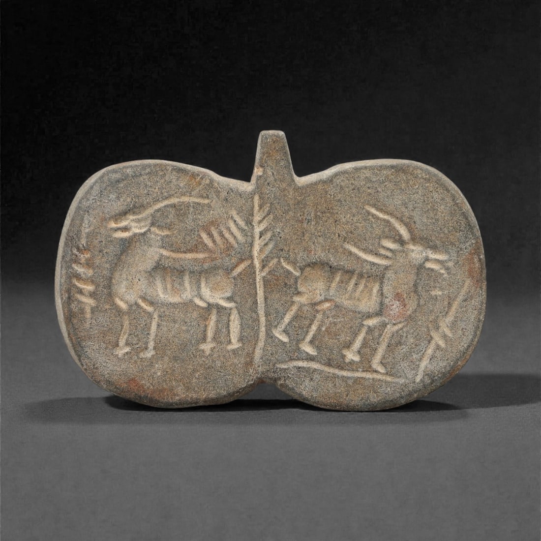 A Sasanian Schist Amulet, 3rd-7th Century CE, 91FL (1 of 2)