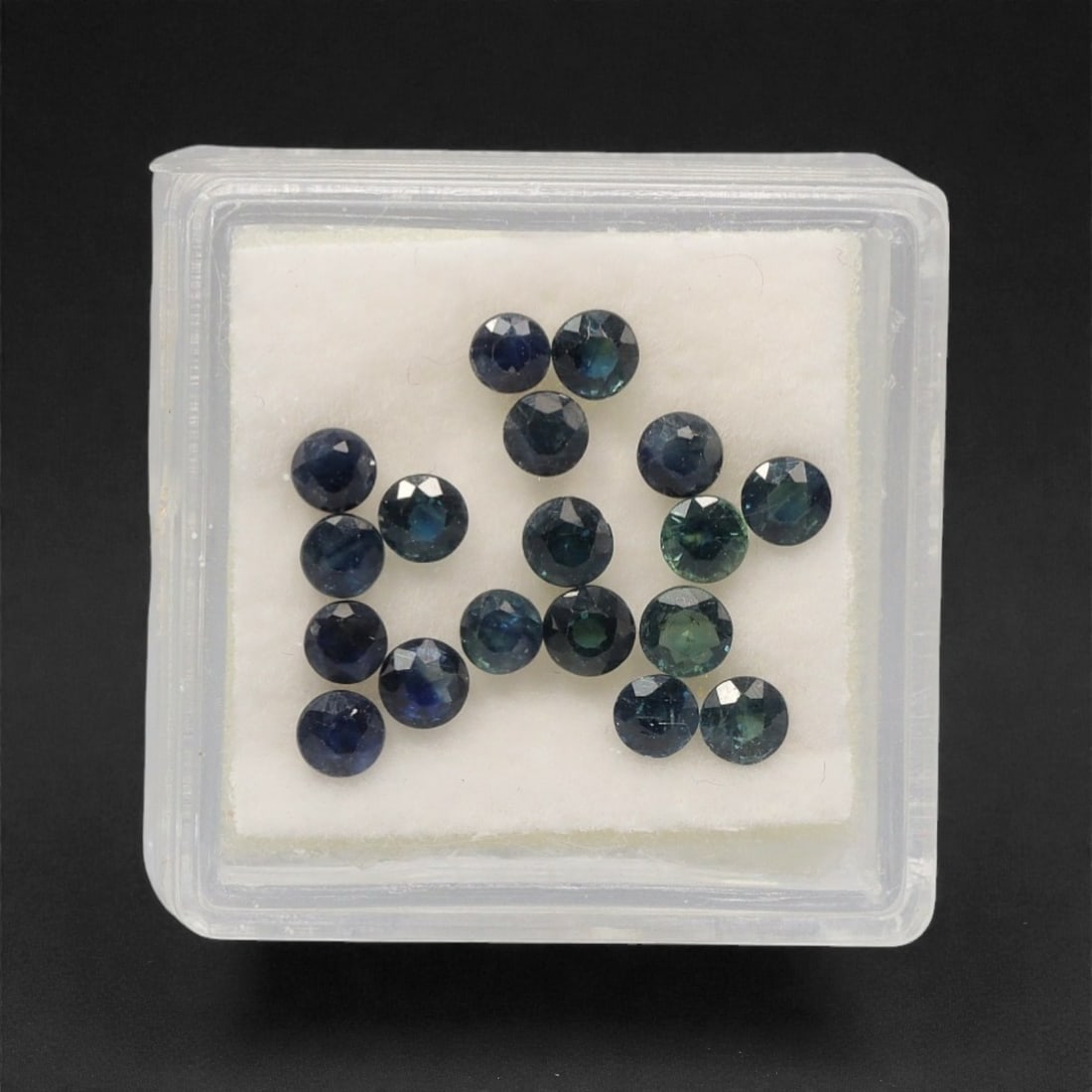 3.60 Carats Teal-Blue Parti Sapphire Parcel - Natural Australian Stones, 76XK (1 of 1)