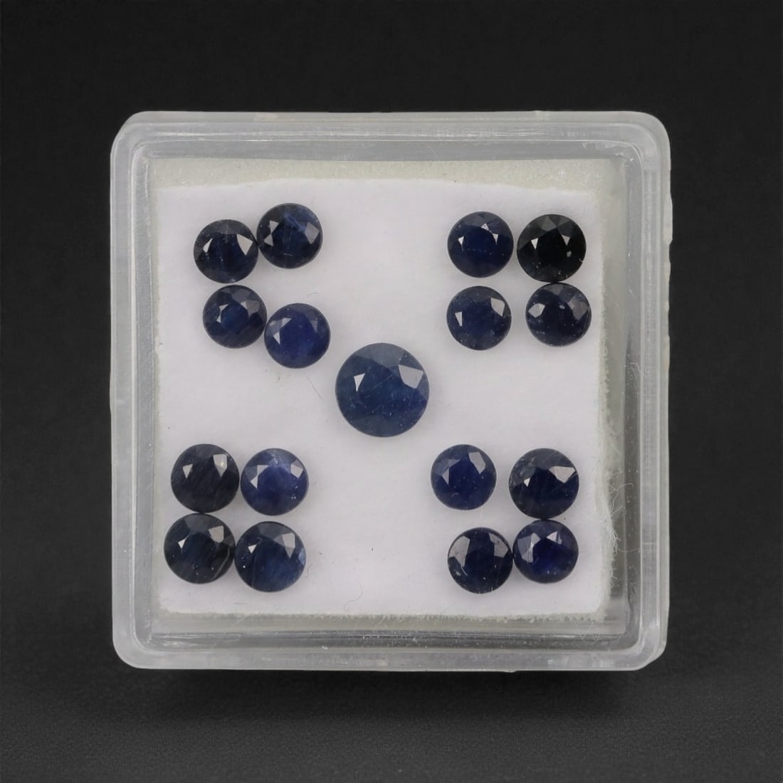4.04 Carats Deep Royal Blue Sapphire Parcel - Natural Australian Stones, 97XK (1 of 1)
