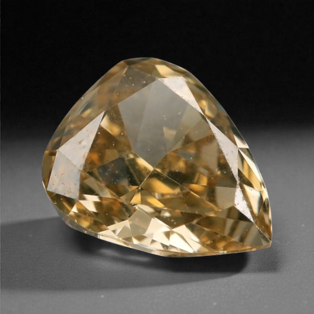 0.33 Carats Fancy Color Diamond - Natural African Stone, 5x4.1mm, 3A: Africa is renowned as a premier source for natural fancy colored diamonds, celebrated for producing stones with rich, earthy saturation and exceptional light performance. This fancy diamond exemplifie