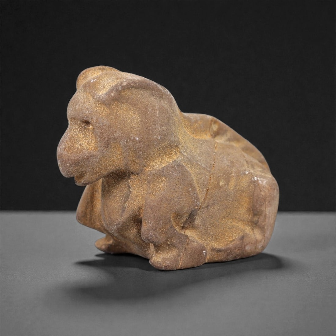 An Ancient Near Eastern Stone Zoomorphic Effigy, 3rd-1st Millennium BCE, 67FL (1 of 2)