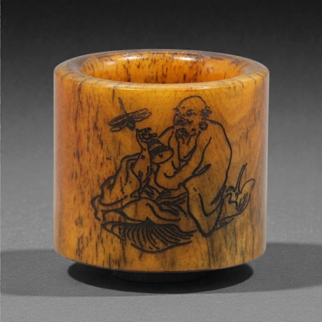 A Chinese Bone Archer's Thumb Ring, 20th Century, 52YC (1 of 3)