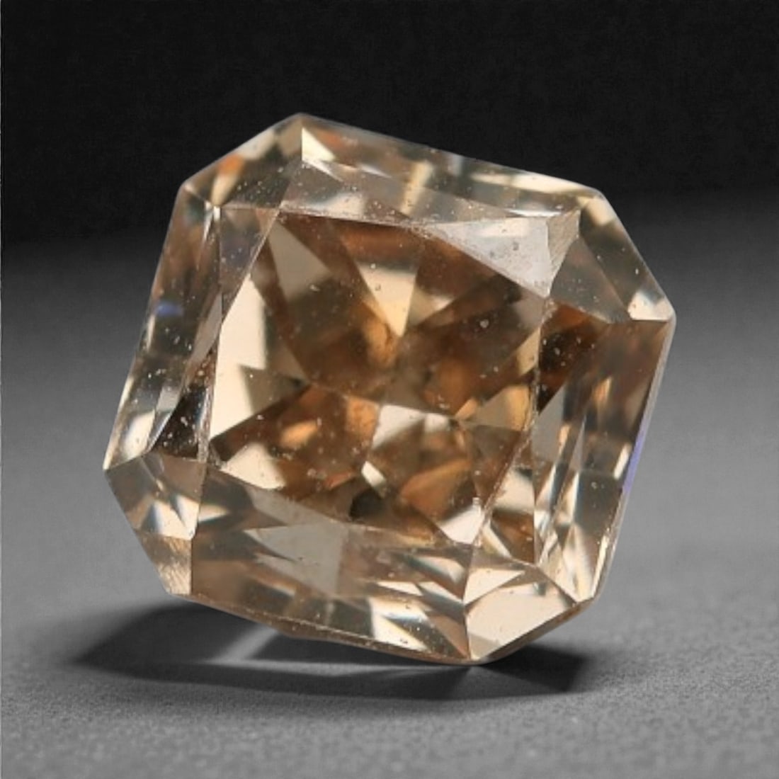 0.23 Carats Fancy Color Diamond - Natural African Stone, 3x2.9mm, 1A (1 of 1)