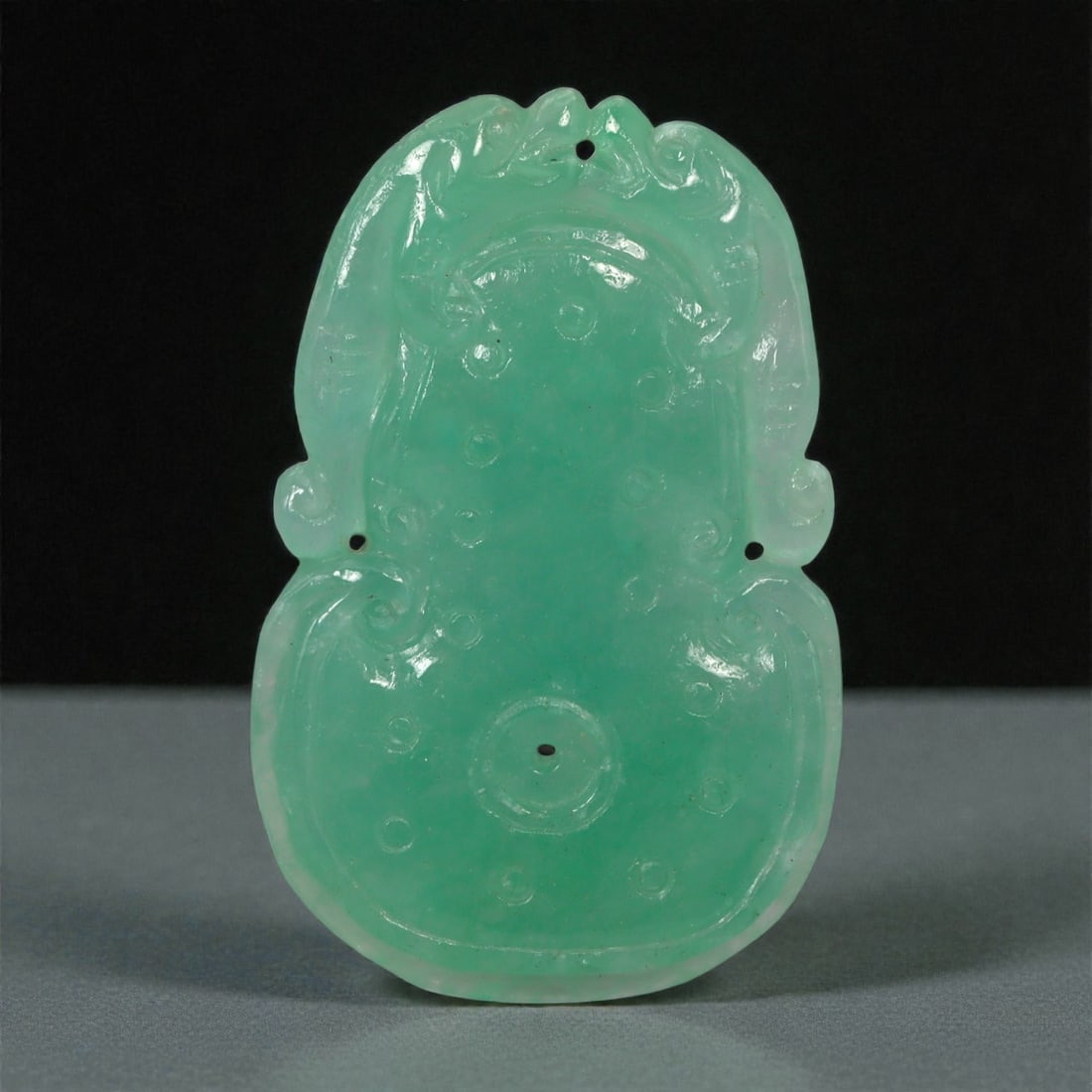 A Chinese Jadeite Jade Pendant, 20th Century, 53FC (1 of 2)