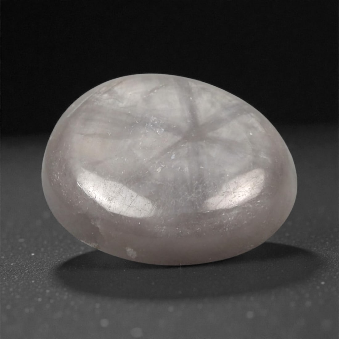 5.99 Carats Pale Grey Trapiche Sapphire Cabochon - Natural Burmese Stone, 361A (1 of 1)