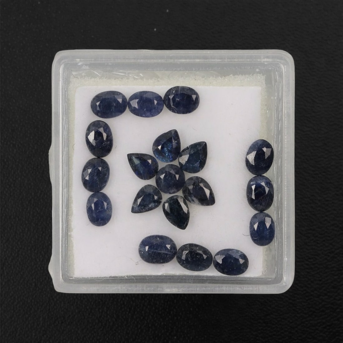 4.99 Carats Deep Royal Blue Sapphire Parcel - Natural Australian Stones, 54XL: This curated parcel of 4.99 carats of loose sapphires captivates with a spectrum of deep royal blue hues, ranging from velvety midnight tones to vivid, saturated shades that catch the light with every