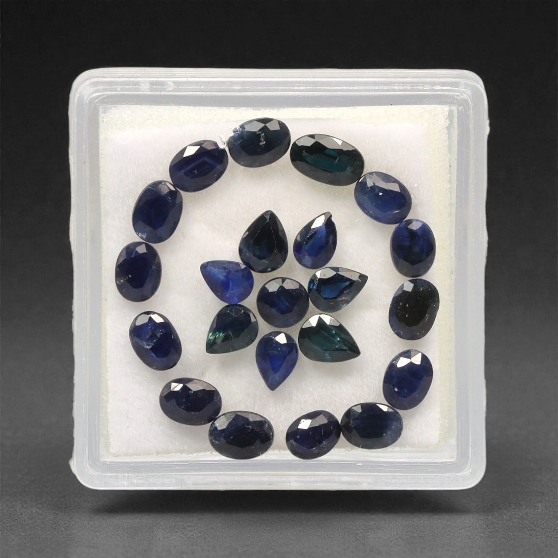 5.13 Carats Multitone Blue Sapphire Parcel - Natural Australian Stones, 13DB: This curated parcel of Australian sapphires dazzles with a captivating spectrum of blue tones, ranging from deep midnight and rich royal blue to vivid teal and cool aqua undertones. Each stone is prec