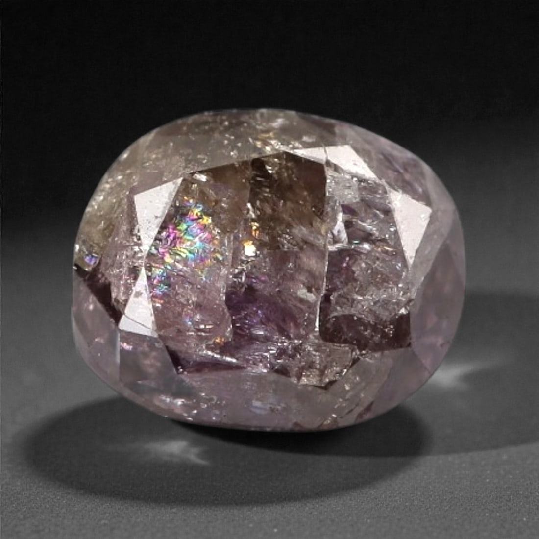 0.29 Carats Purplish Pink Diamond - Natural Argyle Mine, Australia, 113A: This singular purplish pink diamond from the Argyle mine is a rare and captivating gem, showcasing the distinctive, velvety hue that has made Australian pink diamonds among the most coveted in the wor