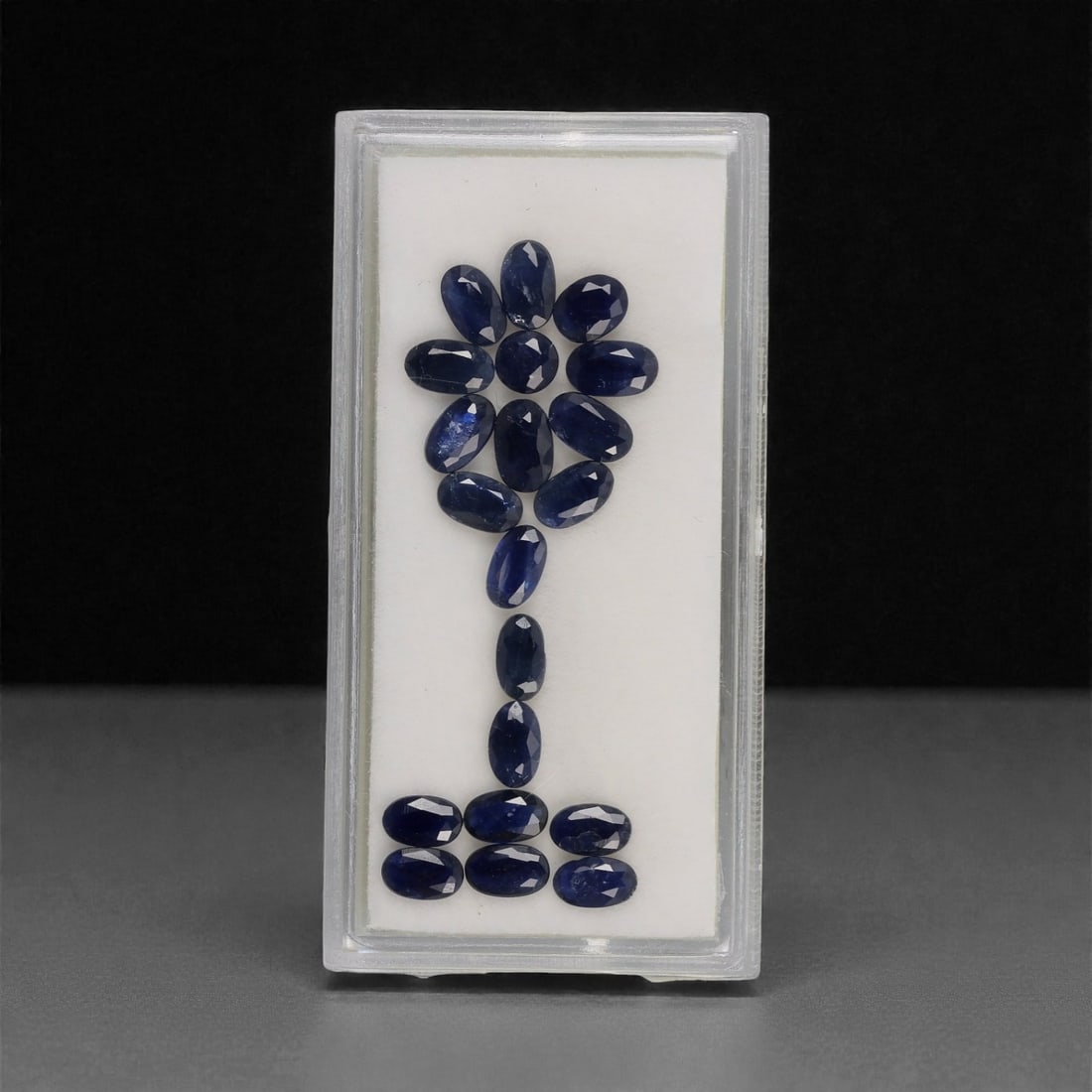 5.52 Carats Deep Blue Sapphire Parcel - Natural Australian Stones, 98DA: This curated 5.52 carat parcel of Australian sapphires captivates with a rich spectrum of deep, velvety blues, ranging from intense midnight tones to softer, slightly lighter blue undertones. Each sto