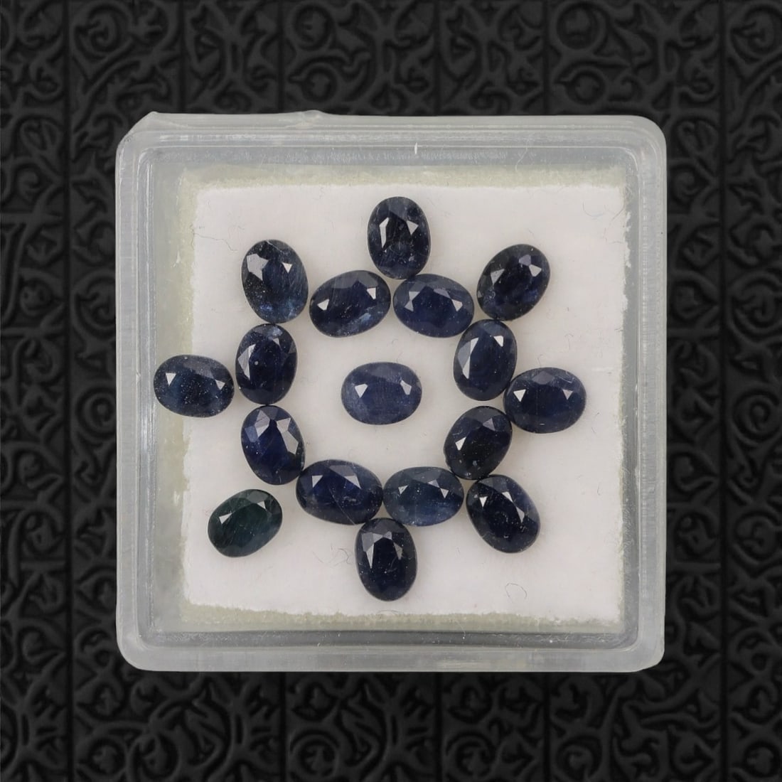 5.02 Carats Deep Royal Blue Sapphire Parcel - Natural Australian Stones, 47XL: This refined parcel of 5.02 carats of loose sapphires captivates with a spectrum of deep royal blue hues, ranging from velvety midnight tones to vivid, saturated shades that catch the light with every