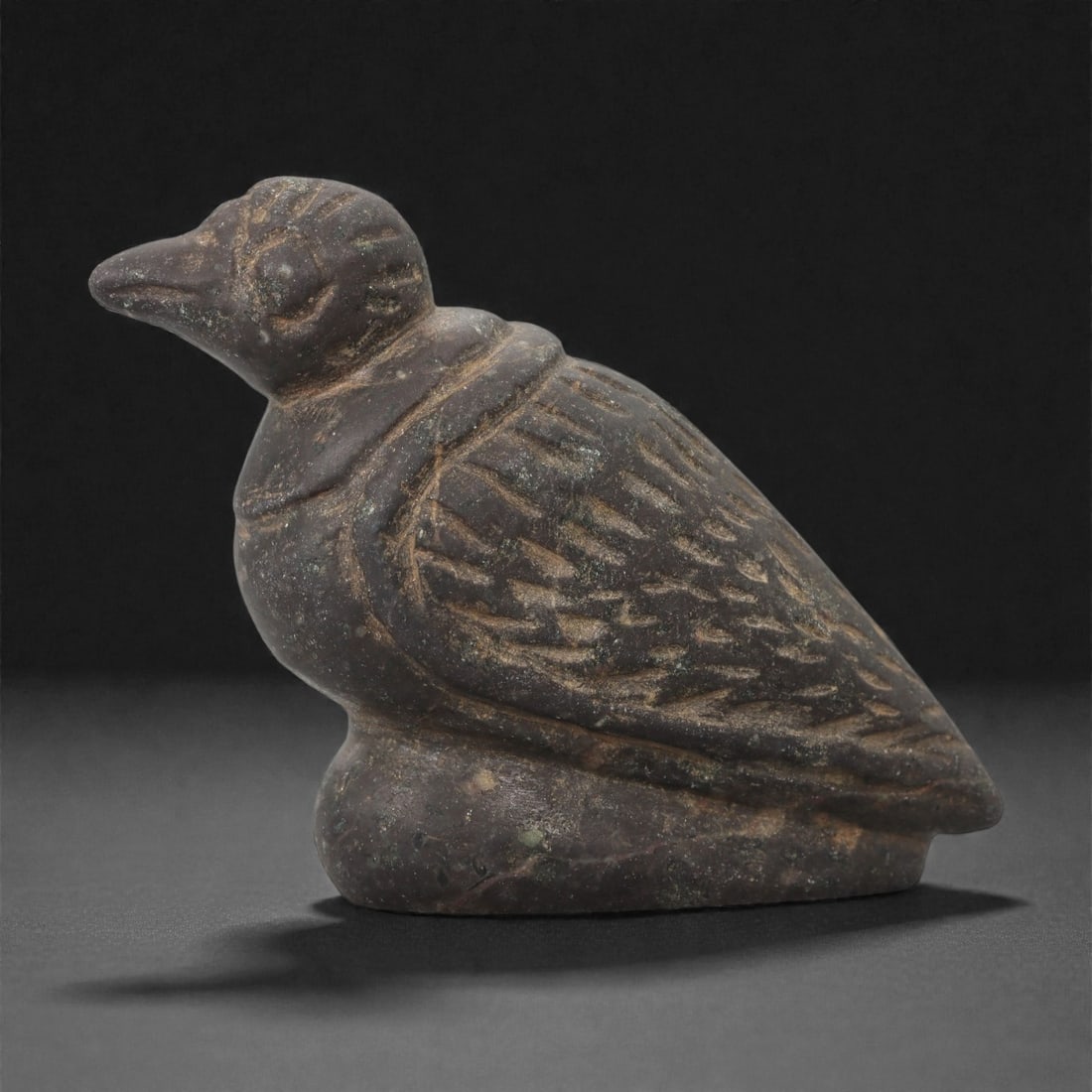 A South Arabian Steatite Bird Amulet, 1st Millennium BCE, 10LR (1 of 3)