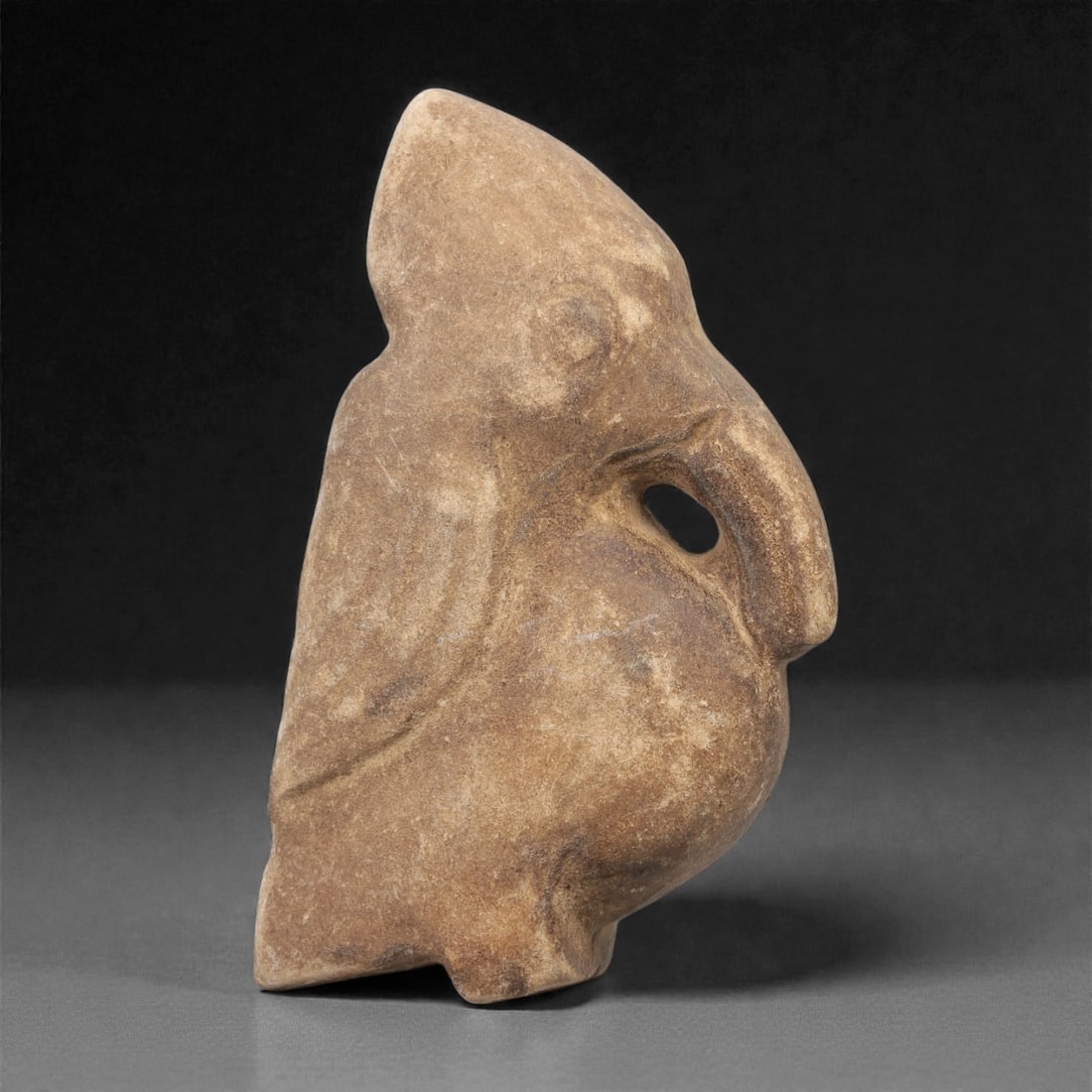 A Pre-Columbian Stone Zoomorphic Figure, 10th-15th Century, 32FM (1 of 2)