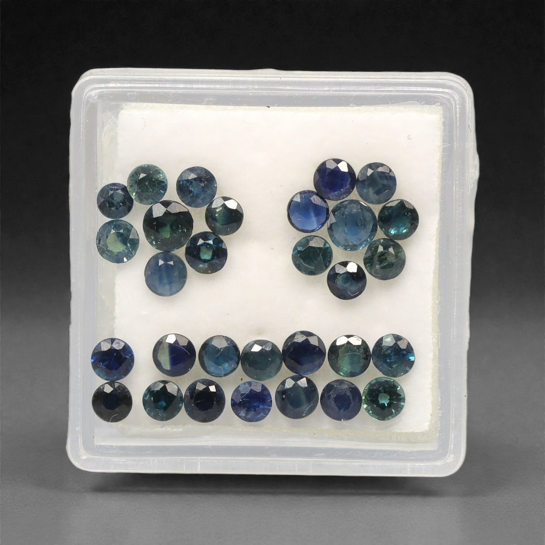 4.22 Carats Multitone Blue Sapphire Parcel - Natural Australian Stones, 23DB: This curated parcel of Australian sapphires dazzles with a captivating spectrum of blue tones, ranging from deep midnight and rich royal blue to vivid teal and cool aqua undertones. Each stone is prec