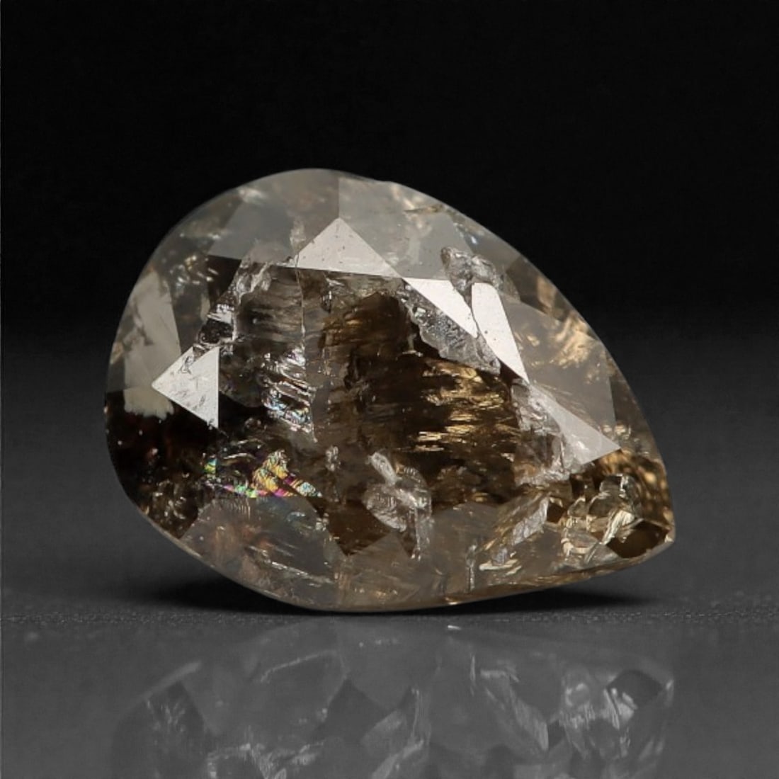 0.29 Carats Cognac Fancy Diamond - Natural African Stone, 5.1x3.7mm, 38A (1 of 1)