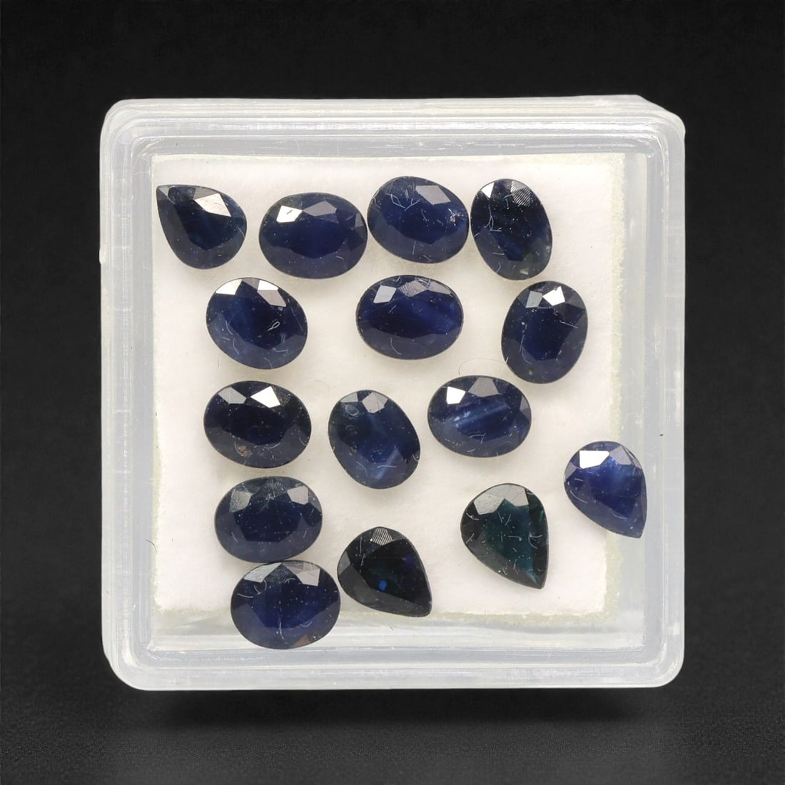 6.01 Carats Multitone Blue Sapphire Parcel - Natural Australian Stones, 39DB: This curated parcel of Australian sapphires dazzles with a captivating spectrum of blue tones, ranging from deep midnight and rich royal blue to vivid teal and cool aqua undertones. Each stone is prec