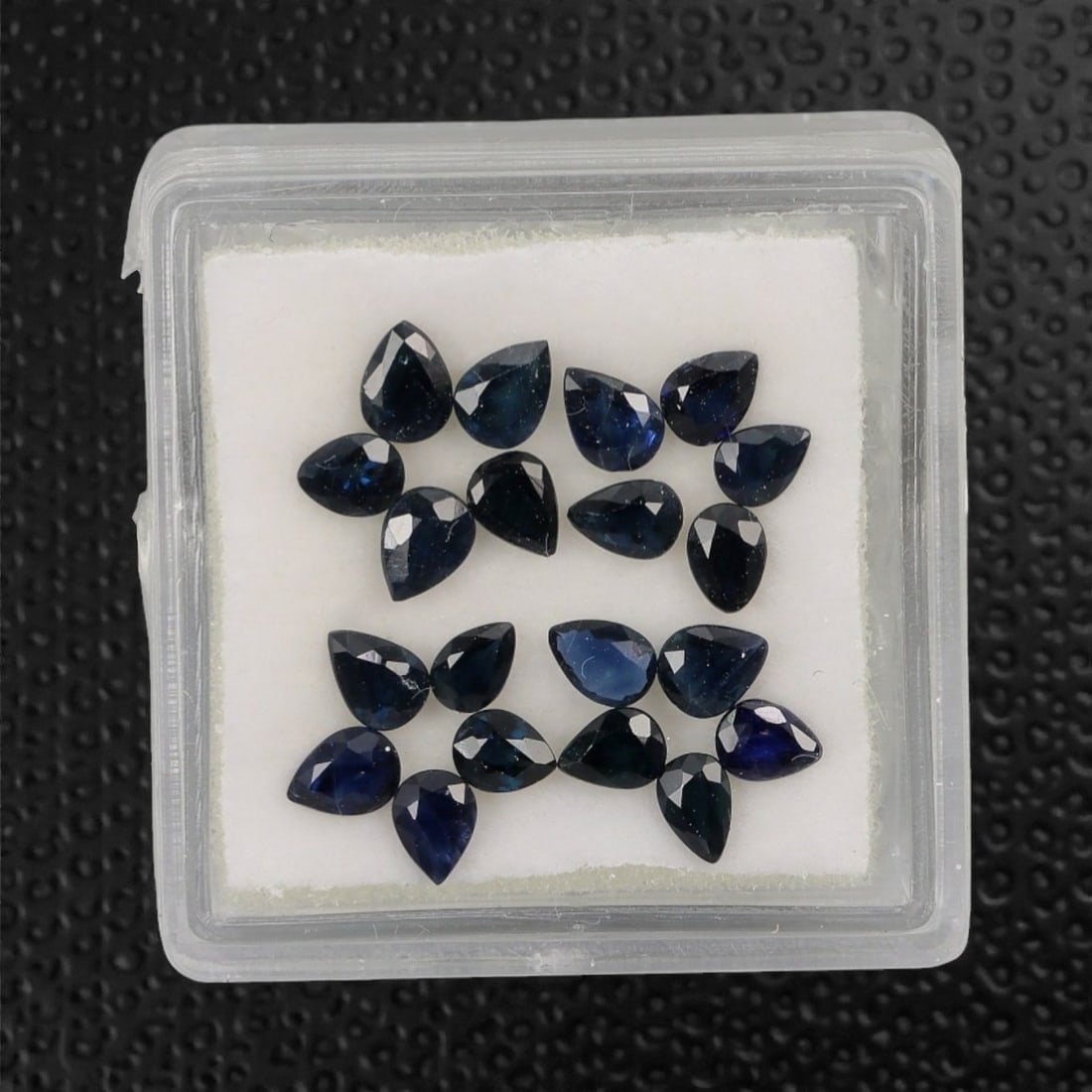 3.51 Carats Deep Blue Sapphire Parcel - Natural Australian Stones, 4DB: This curated 3.51 carat parcel of Australian sapphires enchants with a spectrum of deep, velvety blues, ranging from rich midnight tones to subtle teal undertones. Each stone is precision-cut in a ref