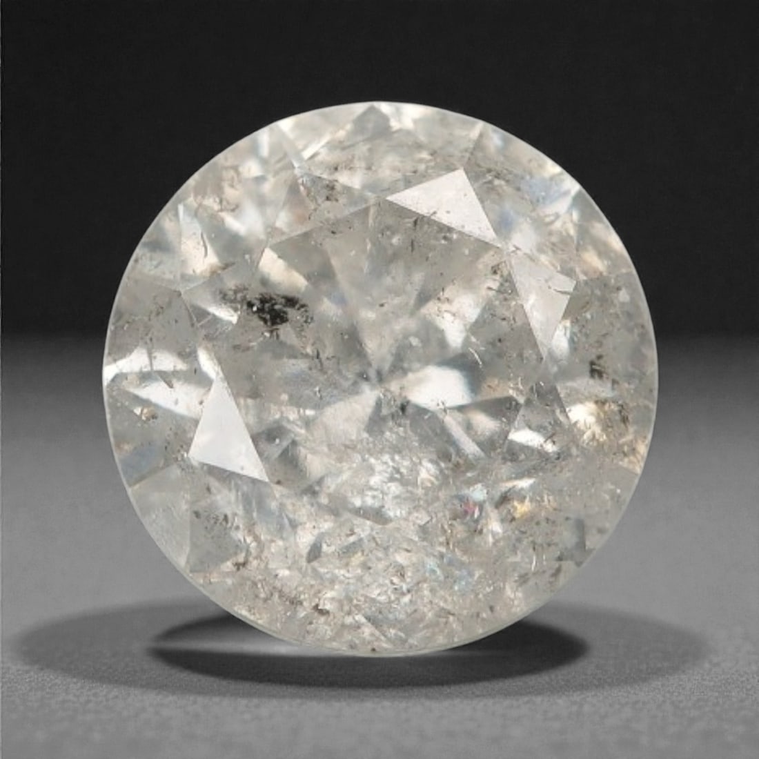 0.24 Carats Fancy Round Diamond - Natural African Stone, 3.8mm, 77A: Africa is renowned as a premier source for natural fancy colored diamonds, celebrated for producing stones with rich, earthy saturation and exceptional light performance. This fancy diamond exemplifie