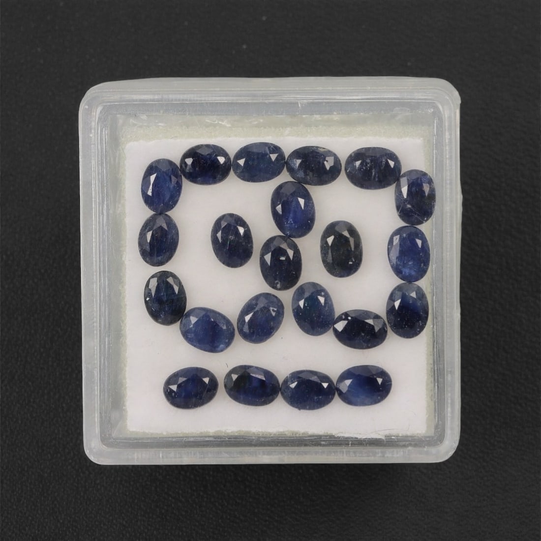 4.79 Carats Deep Royal Blue Sapphire Parcel - Natural Australian Stones, 49XL: This refined parcel of 4.79 carats of loose sapphires captivates with a spectrum of deep royal blue hues, ranging from velvety midnight tones to vivid, saturated shades that catch the light with every