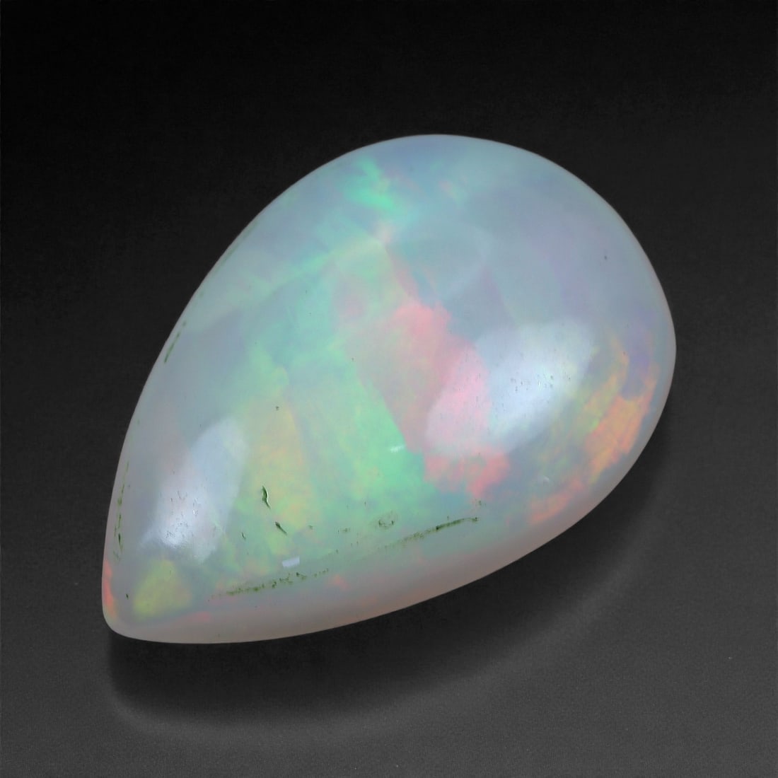 2.54 Carats Play-of-Color Welo Opal - Natural Ethiopian Gem 14x10mm, 23XA (1 of 2)