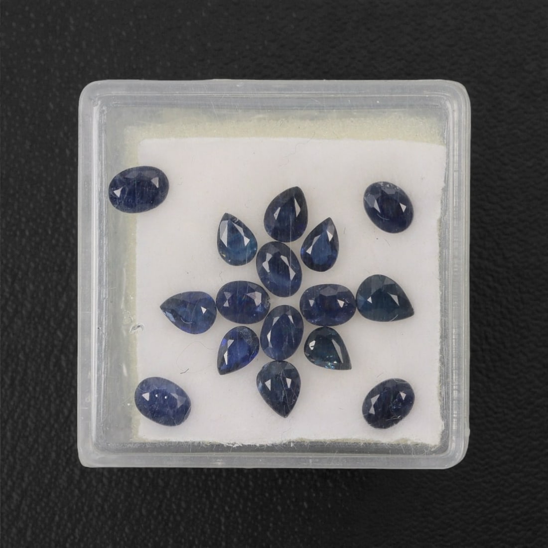 3.44 Carats Deep Royal Blue Sapphire Parcel - Natural Australian Stones, 46XL: This curated parcel of 3.44 carats of loose sapphires captivates with a spectrum of deep royal blue hues, ranging from velvety midnight tones to vivid, saturated shades that catch the light with every
