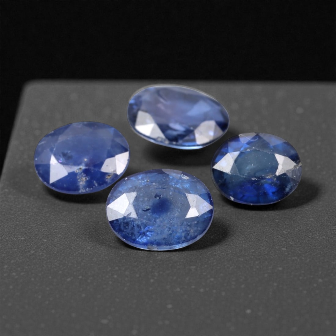 3.35 Carats Deep Blue Sapphire Selection - Natural Burmese Stones, 371A (1 of 1)