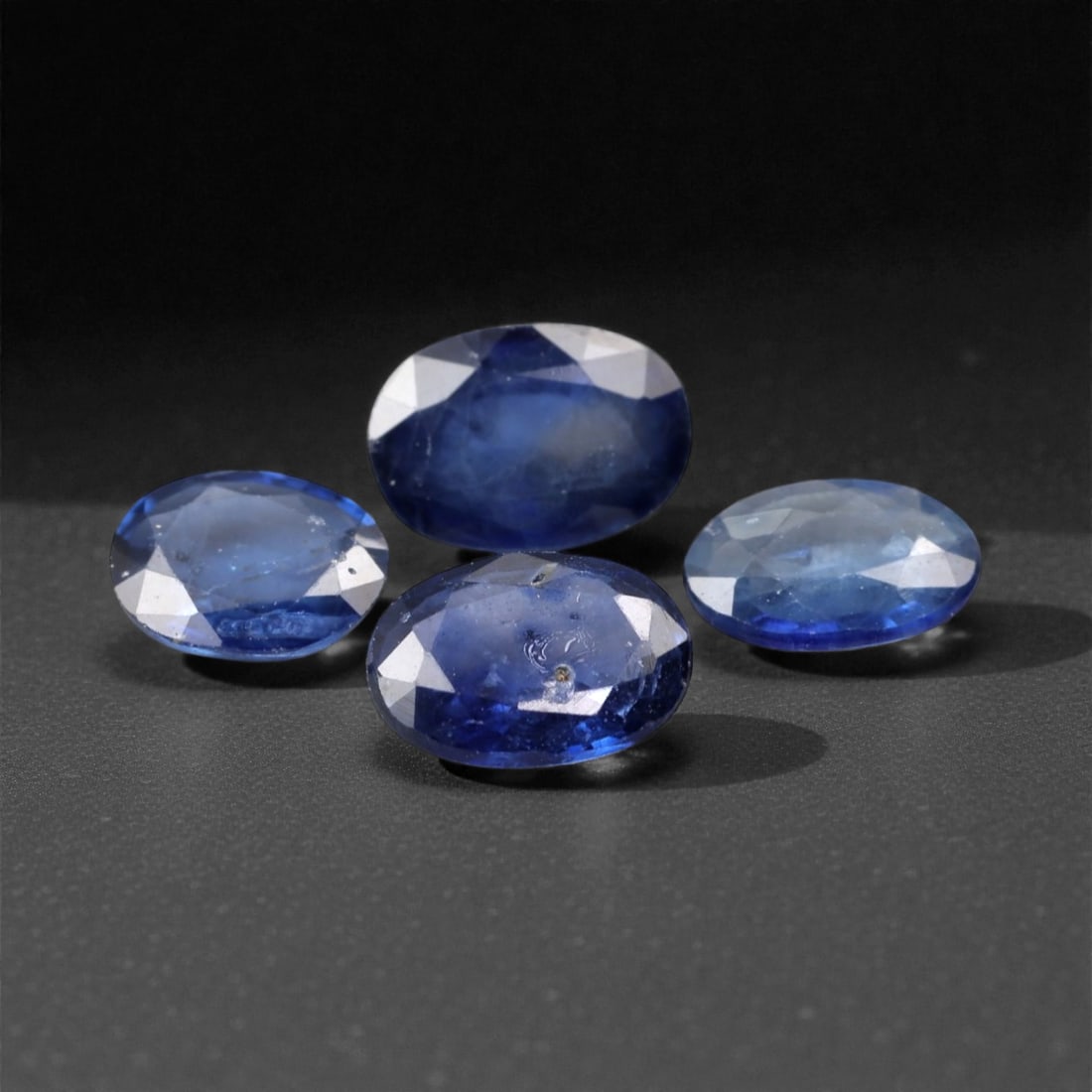 3.42 Carats Deep Blue Sapphire Selection - Beryllium Treated, Natural Burmese Stones, 388A (1 of 1)