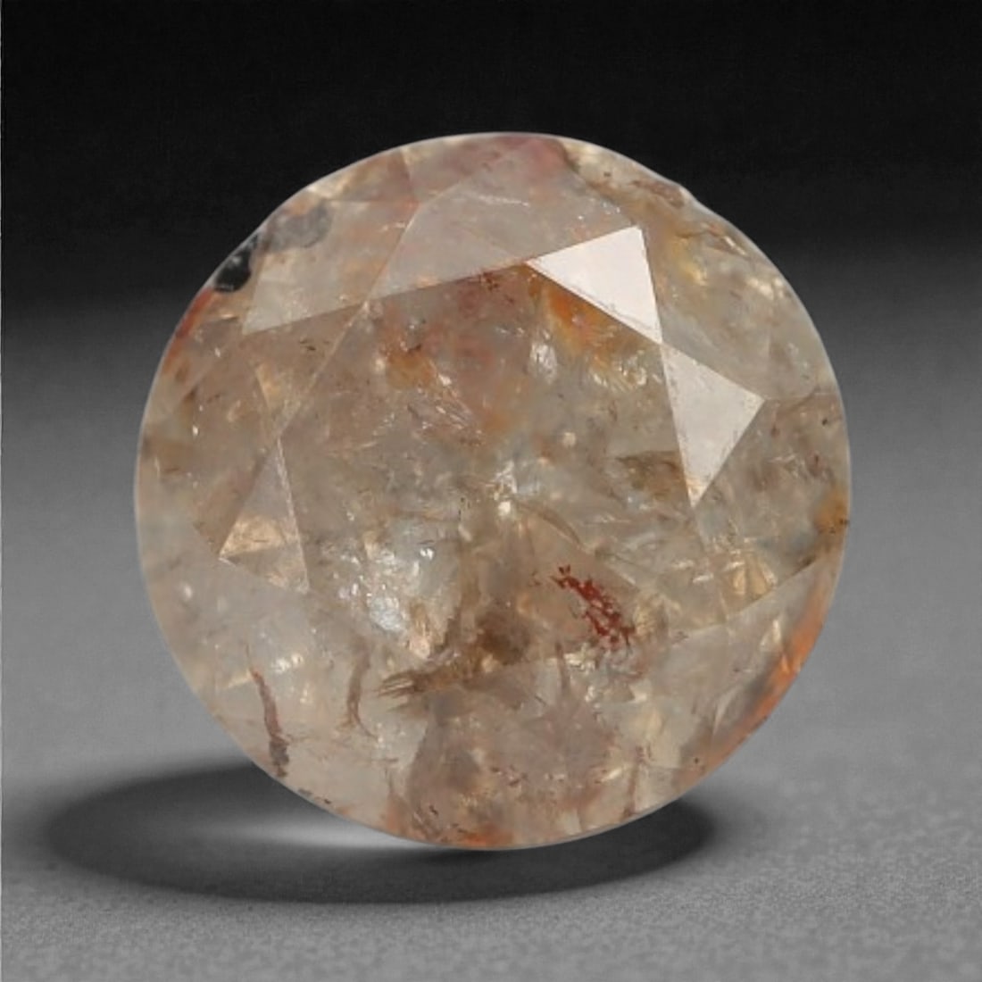 0.22 Carats Fancy Round Diamond - Natural African Stone, 3.1mm, 66A (1 of 1)