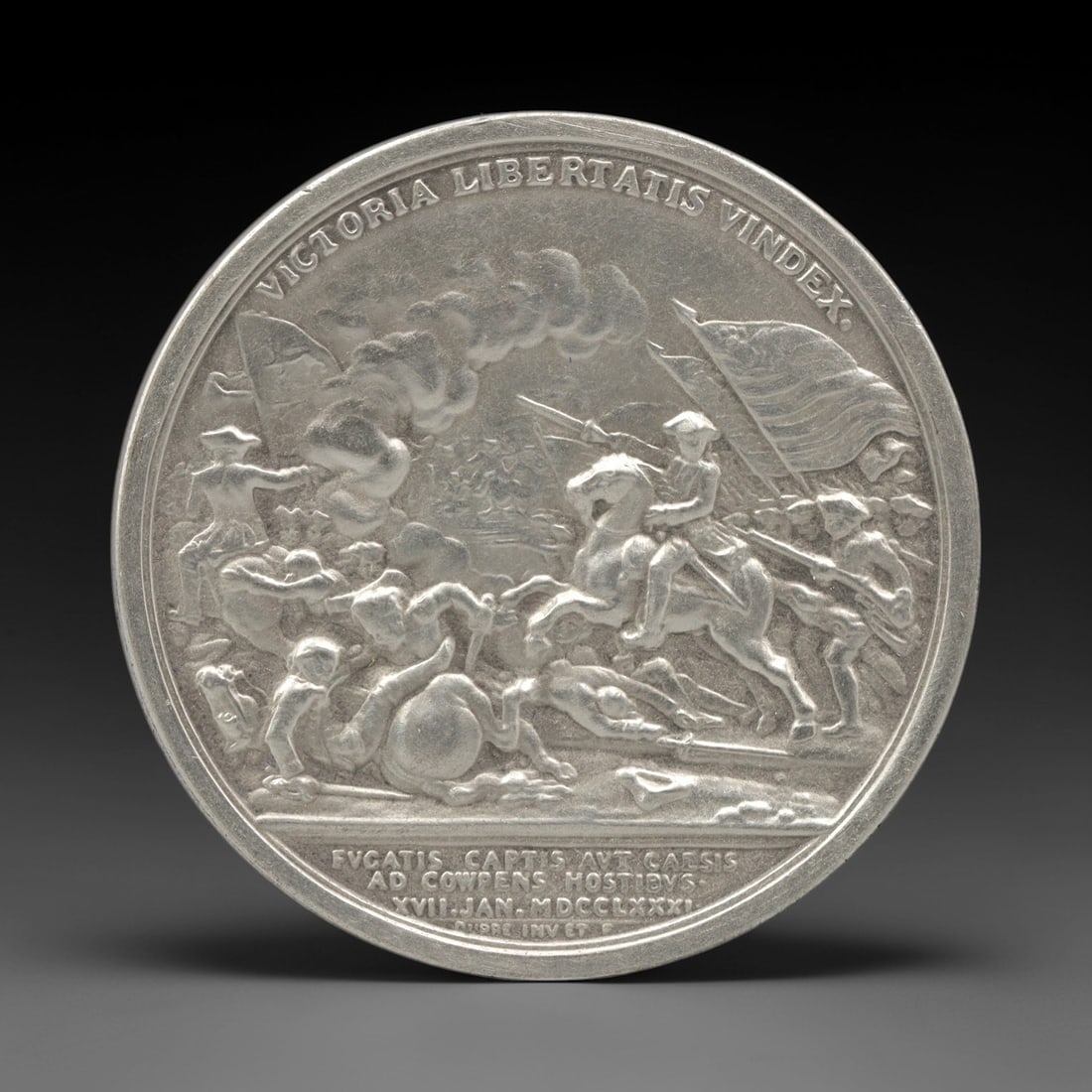 UNITED STATES: Revolutionary Triumph - Daniel Morgan Medal, 1781, 38mm, 40ZJ (1 of 2)