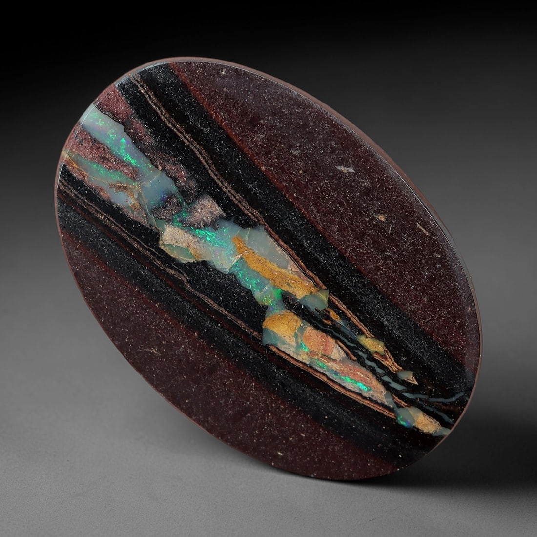 3.96 Carats Koroit Yowah Opal Cabochon - Natural Australian Single Stone, 78XL (1 of 2)