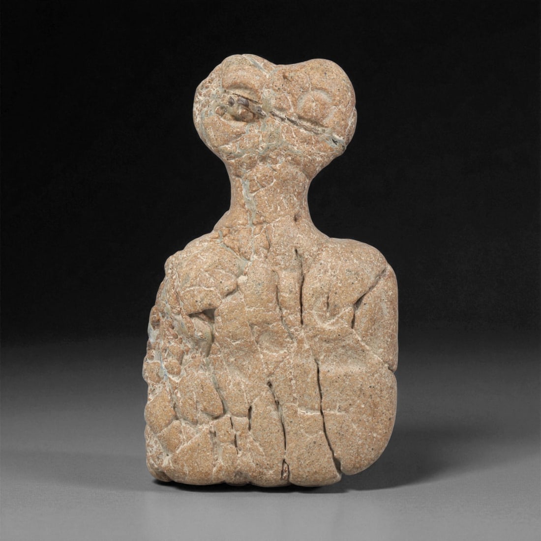 An Ancient Near Eastern Stone Eye Idol, 4th-3rd Millennium BCE, 17AC (1 of 2)
