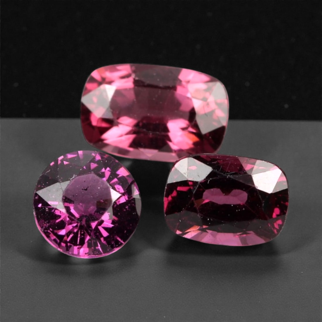 3.30 Carats Deep Raspberry Rhodolite Garnet Selection - Natural Mozambican Stones, 380A (1 of 1)