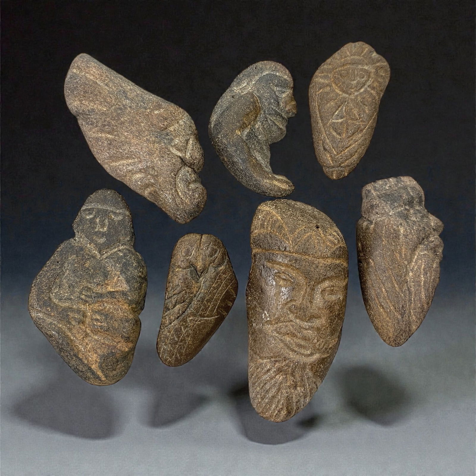 A Near Eastern Bone Amulet Group, 3rd-1st Millennium BCE, 55XJ (1 of 1)