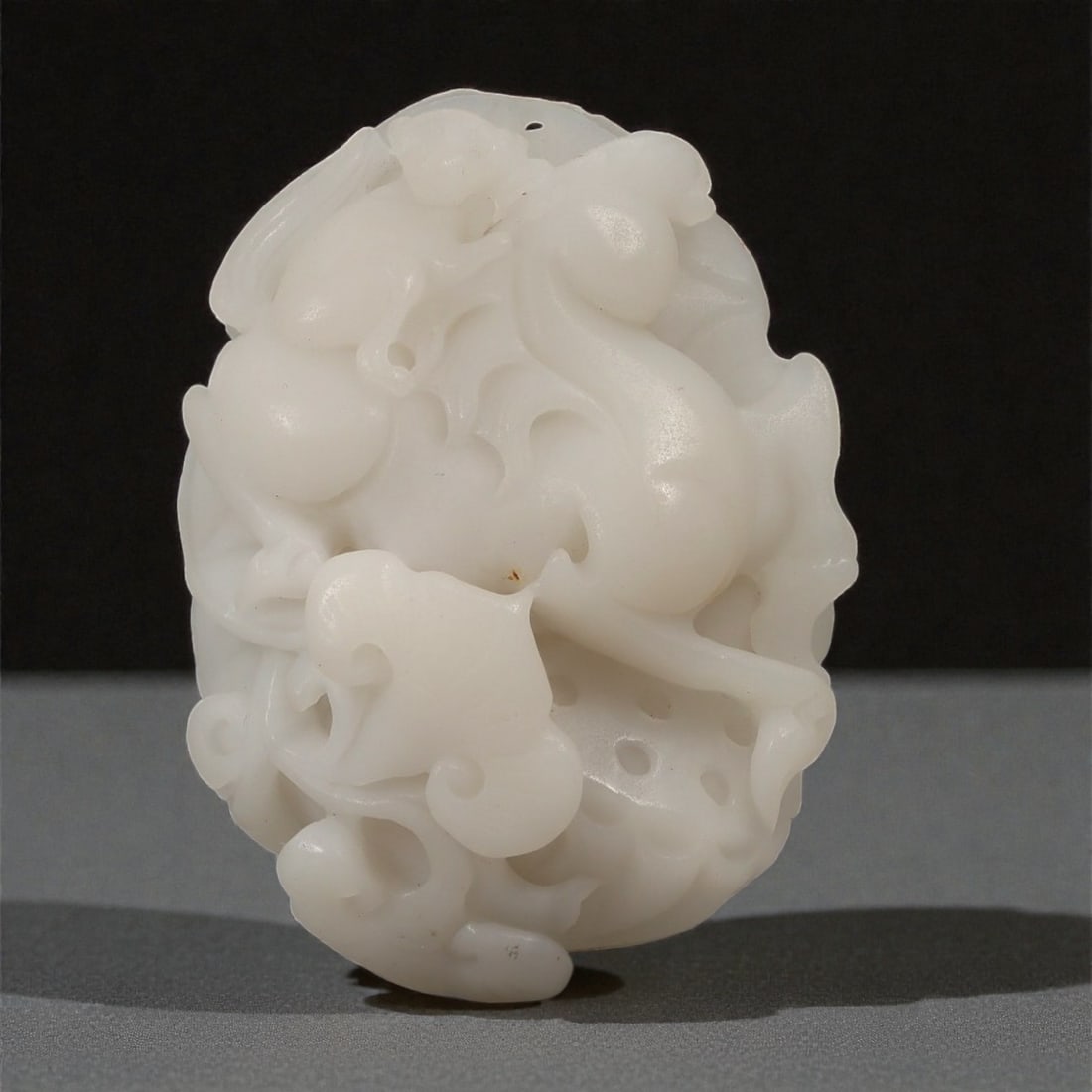 A Chinese Nephrite Jade Horse Carving, 20th Century, 85FC (1 of 2)