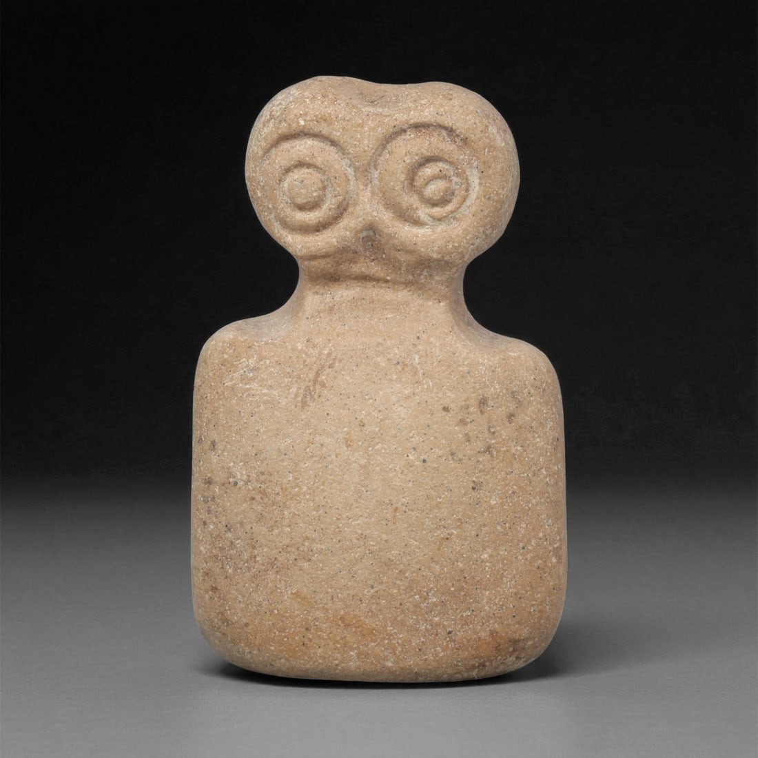 An Ancient Near Eastern Stone Eye Idol, 4th-3rd Millennium BCE, 7AC (1 of 2)