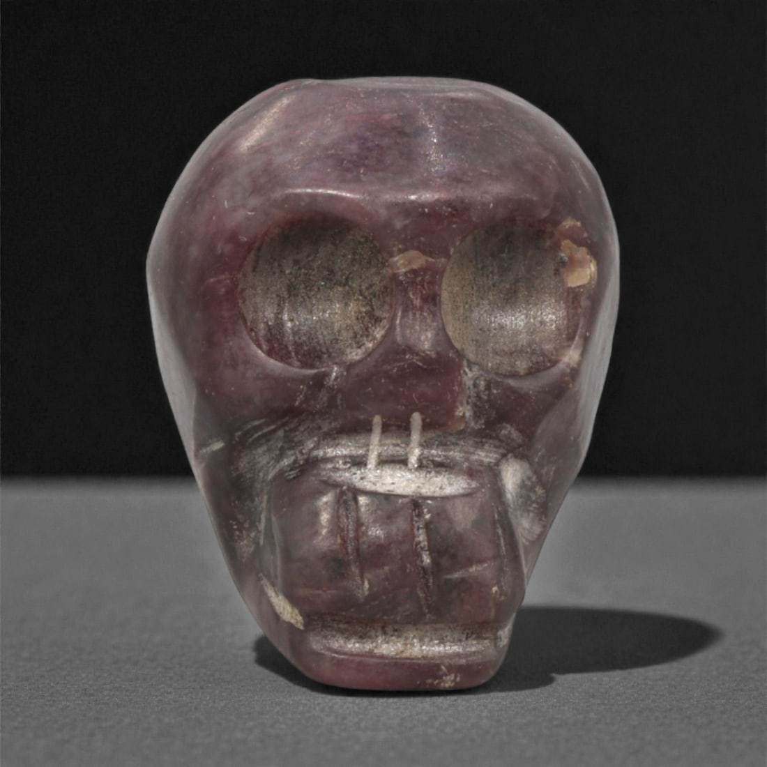A Tibetan Stone Skeleton Bead, Mid-20th Century, 59FJ (1 of 2)