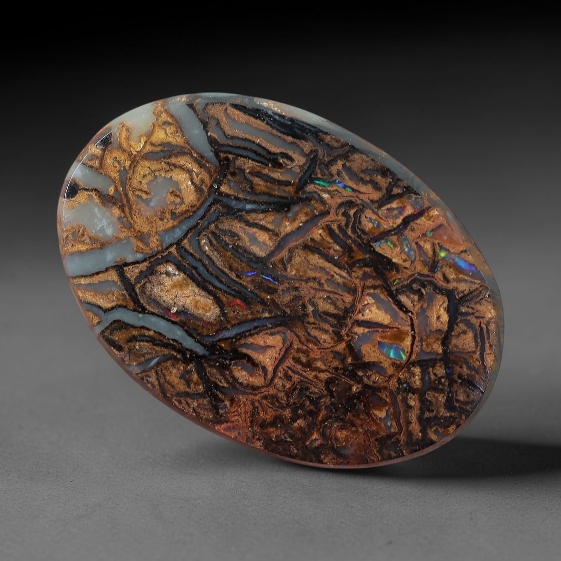 3.11 Carats Koroit Yowah Opal Cabochon - Natural Australian Single Stone, 80XL (1 of 2)